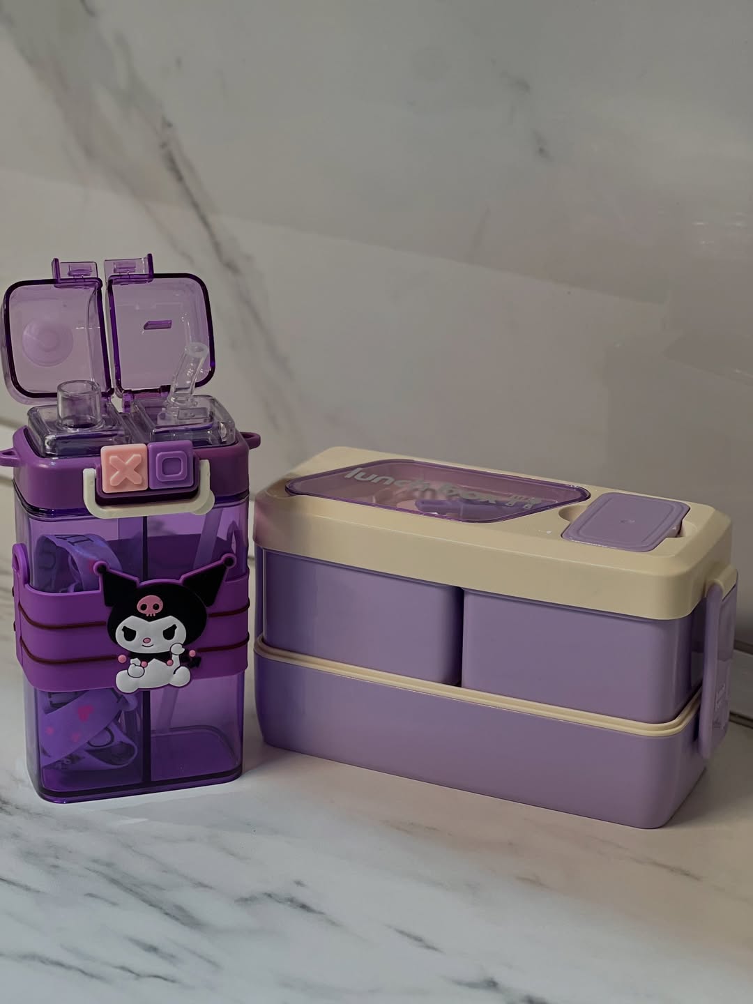 ست قمقمه دو مخزنه و ظرف غذا